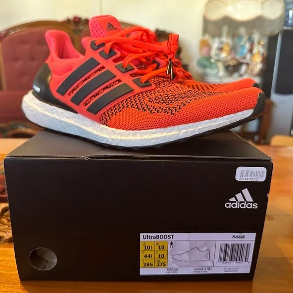 ultraBOOST 1.0 Retro ‘Solar Red’ FU6648 2019 Size 10 - Picture 3 of 13